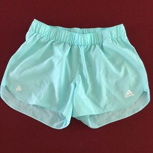 Adidas Climalite Light Blue Running Shorts